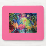 Pink Flamingo Mouse Pad