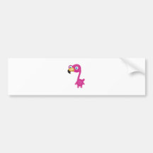 Pink Flamingo - My Conservation Park Bumper Stickers