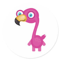 Pink Flamingo - My Conservation Park Stickers