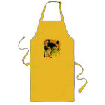Pink Flamingo Silhouette Apron