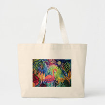 Pink Flamingo Tote Bag