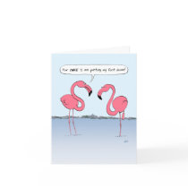 Pink Flamingos Cartoon