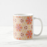 Pink Floral Abstract Mug 3