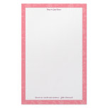 Pink Floral for Breast Cancer Awareness stationery