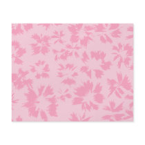 Pink floral pattern. flyers
