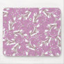 pink floral pattern mouse pads