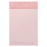 Pink Flourish Stationary Stationery