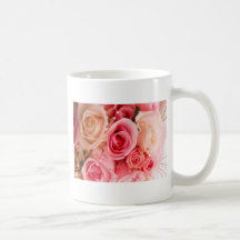 Pink Flower Bouquet Coffee Mug