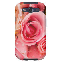 Pink Flower Bouquet Samsung Galaxy S3 Covers