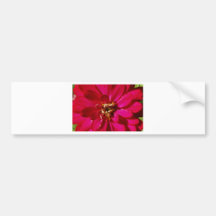 Pink Flower Bumper Sticker