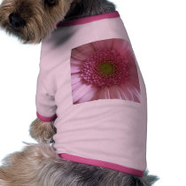 Pink Flower Close Up Big Flower Pet Shirt