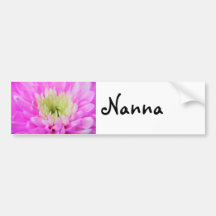 Pink Flower Closeup Bumper Stickers