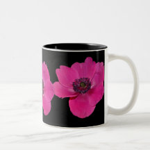 Pink Flower Coffee Mugs