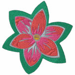 Pink Flower embroidered shirts