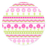 Pink Flower garden Sticker