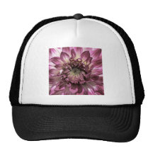 Pink Flower Mesh Hat