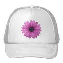 pink Flower Mesh Hats