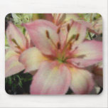 PINK FLOWER MOUSE PADS