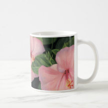 pink flower mug