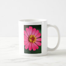 Pink flower mug