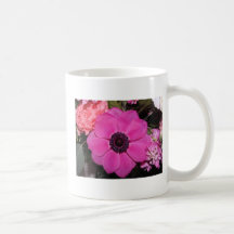 Pink Flower Mugs