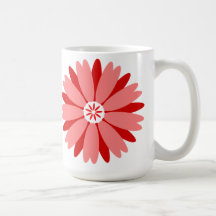 Pink Flower Mugs