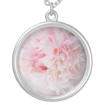 Pink flower pendants