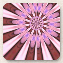 Pink Flower Petals from Sandals Art Drink Coaster