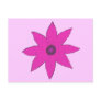 pink flower post card