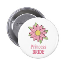 Pink Flower Princess Bride