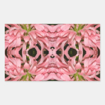 Pink Flower Reflection Jan 2013 Stickers