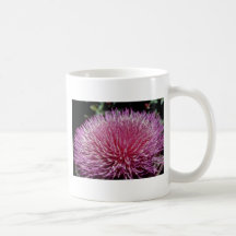 Pink Flowering artichoke (Cynara spp.) flowers Coffee Mugs