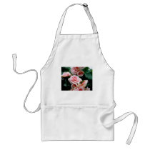 Pink Flowering Begonia Apron