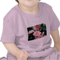 Pink Flowering Begonia Baby T-Shirt