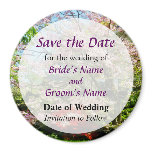 Pink Flowering Dogwood Save the Date Refrigerator Magnets