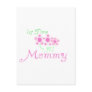 Pink Flowers 1st Time Mommy tshirts and Gifts Postcards