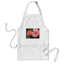 Pink Flowers Apron