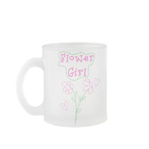 Pink Flowers Flower Girl Coffee Mug