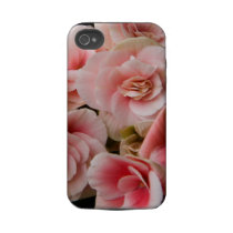 Pink flowers iPhone 4/4S tough case Tough Iphone 4 Cases