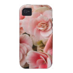 Pink flowers iPhone 4 case