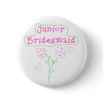 Pink Flowers Junior Bridesmaid