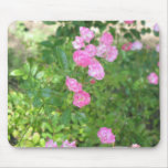 pink flowers mouse mats