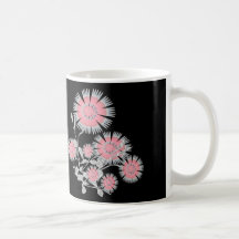 Pink Flowers Mug