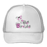 Pink Flowers the Bride Hat