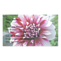 Pink Flowers with various shades of pink Business Card Template