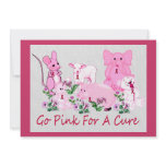 Pink For A Cure Personalized Invite