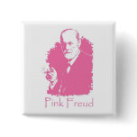 Pink Freud button