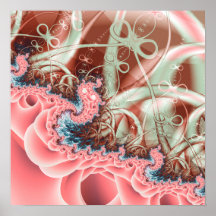 pink frosting with roots: detail 4 print