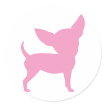 Pink Funny Chihuahua