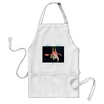 Pink fuschia flower aprons